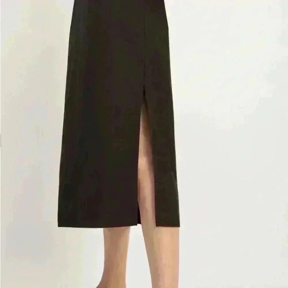 NWT! Everlane The Supima® Puff-Sleeve Dress - Picture 4 of 9